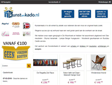Tablet Screenshot of kunstenkado.nl